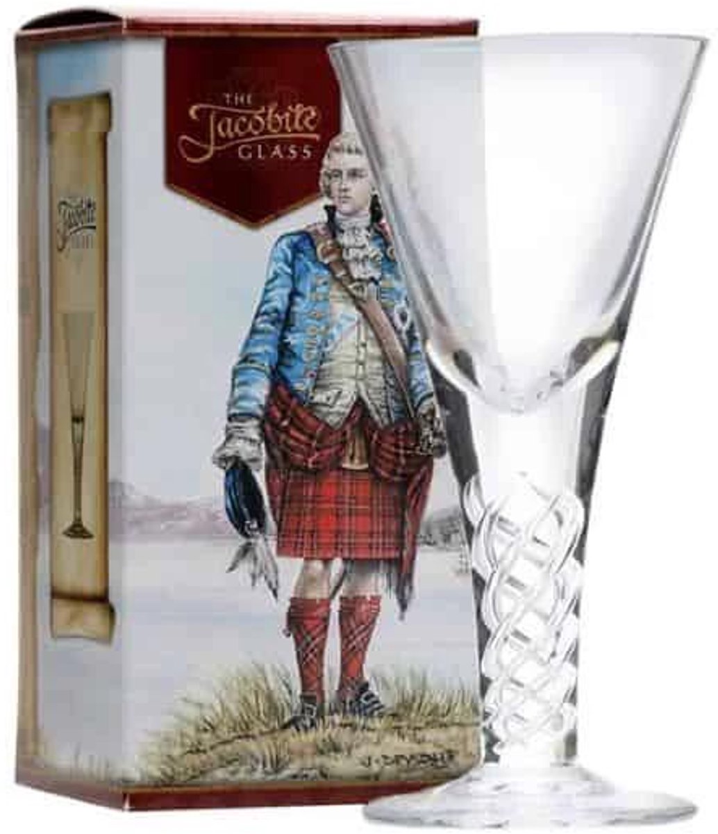 Whiskyglas Jacobite - Geïllustreerde verpakking - Glencairn Crystal Scotland