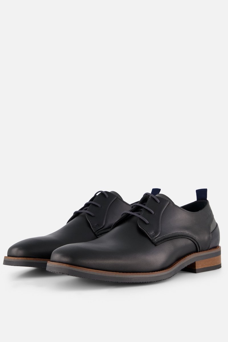 Van Lier Amalfi Veterschoenen zwart Leer - Maat 42