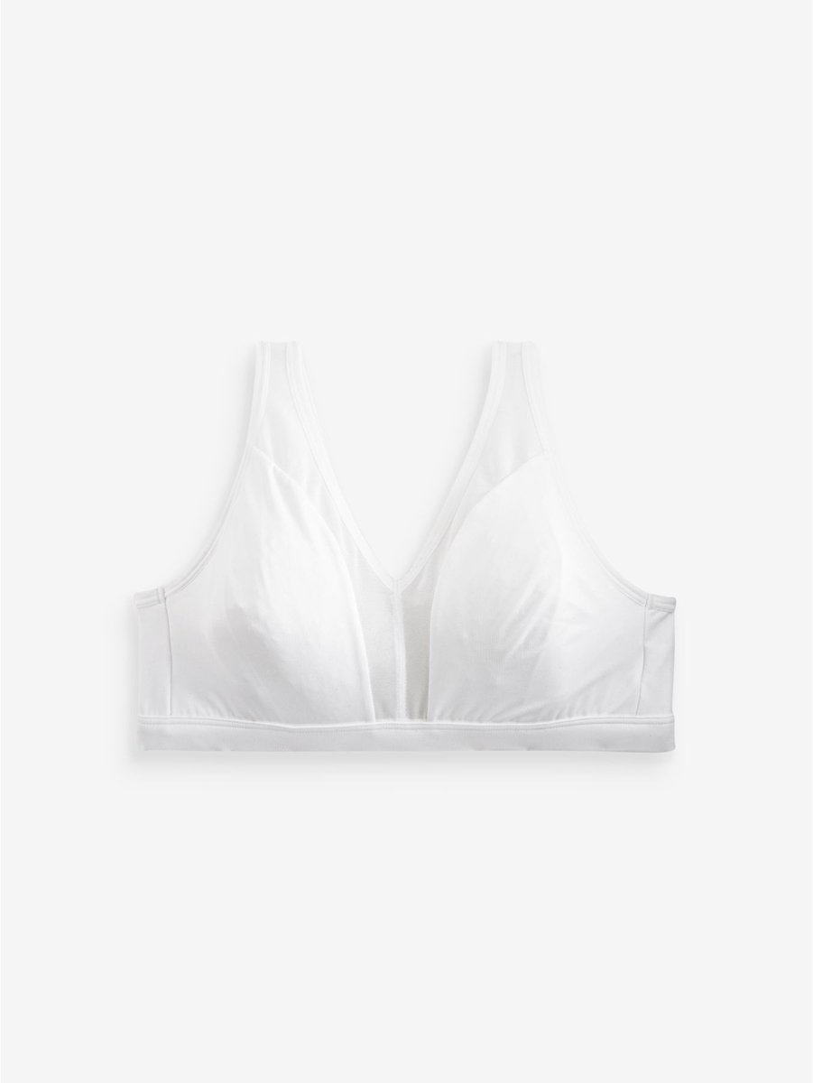 Next Dames - Total Support Ultimate Comfort B-H beha zonder beugels - Wit White