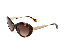 Blumarine SBM752S Shiny dark havana 53/21/140 WOMAN Zonnebrillen