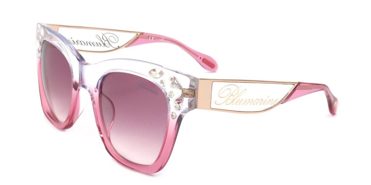 Blumarine SBM767S Gradient crystal pink 50/24/135 WOMAN Zonnebrillen