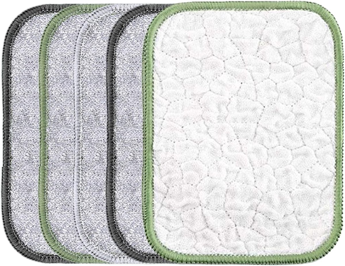 Vaatdoek - Schuurspons - Hardnekkig Vuil - Krasvrij Reinigen - 20x15 cm