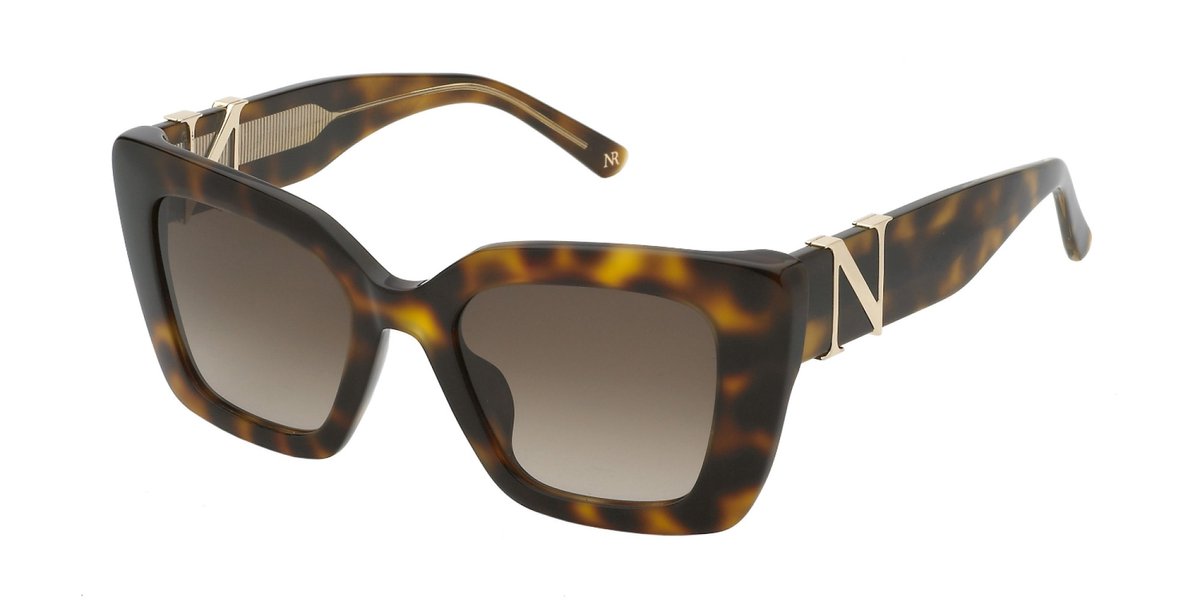 Nina Ricci SNR378 Avana scura lucida 50/20/140 WOMAN Zonnebrillen