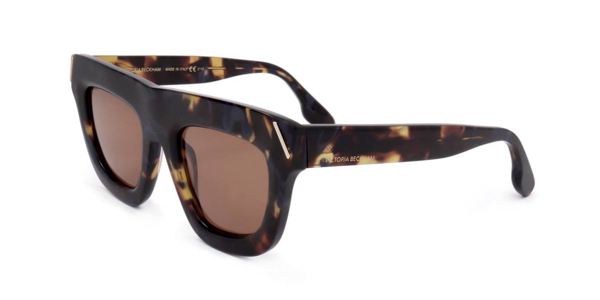 Victoria Beckham VB642S Havana blue 51/23/145 WOMAN Zonnebrillen