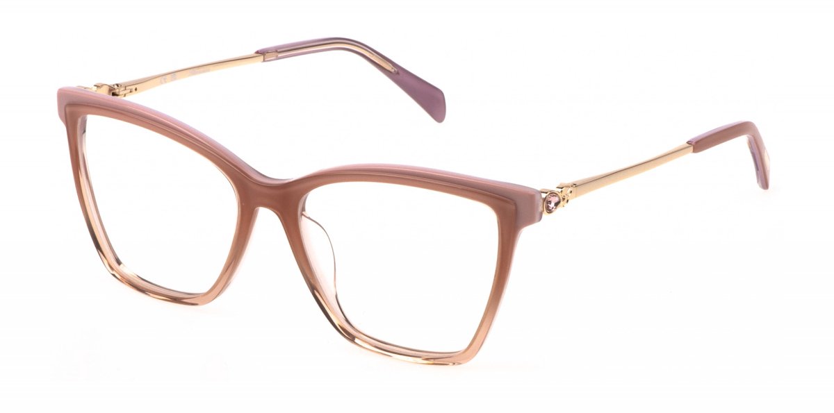 Blumarine VBM854S Top marrone sfumato+viola sfumato 54/16/135 WOMAN Brilmonturen