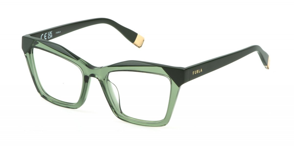 Furla VFU767V Verde trasparente lucido 51/18/140 WOMAN Brilmonturen