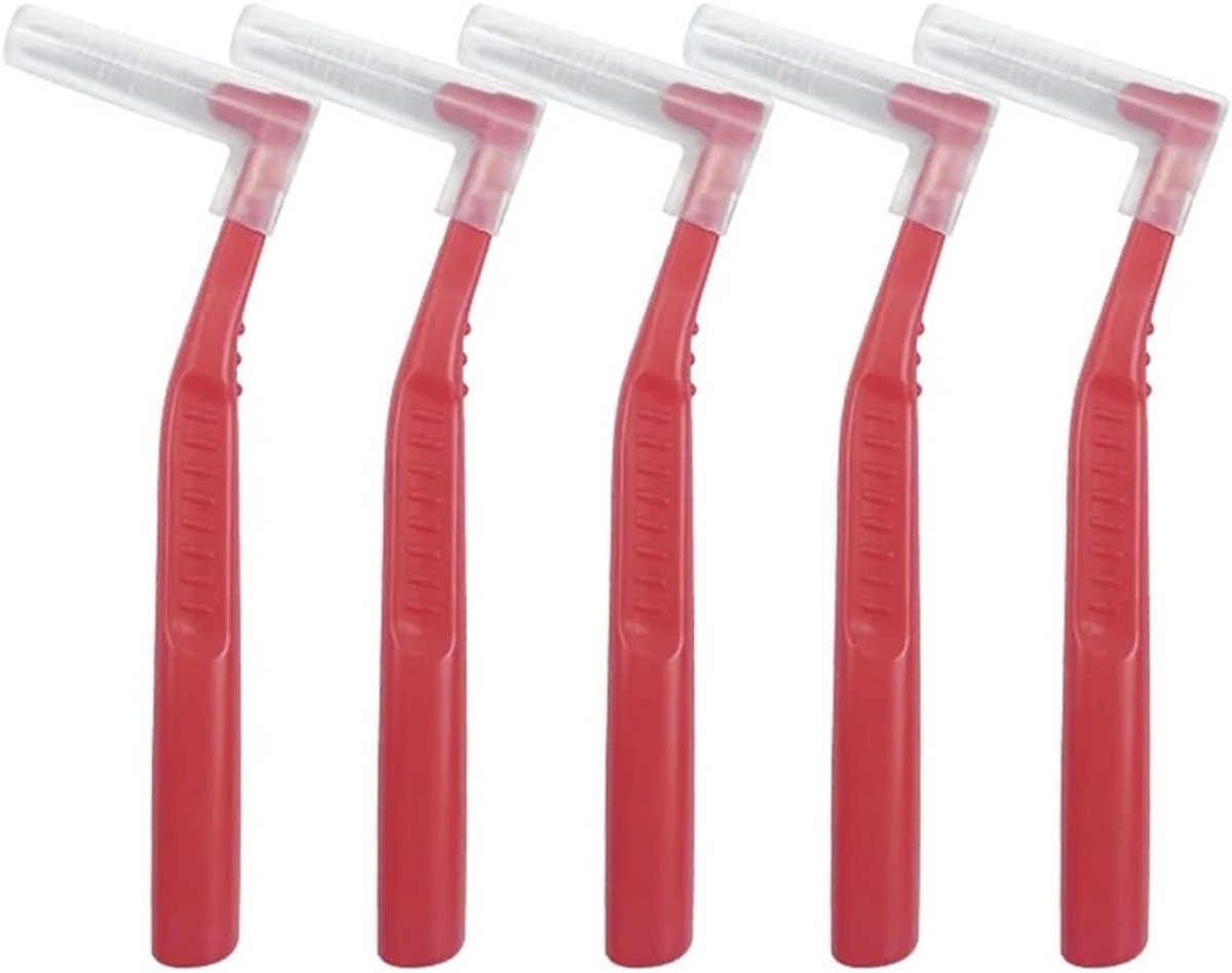 Interdentale Ragers - Tandenstokers Floss - Mondhygiëne Verbeteren - L-Vorm Handvat - 5 Stuks