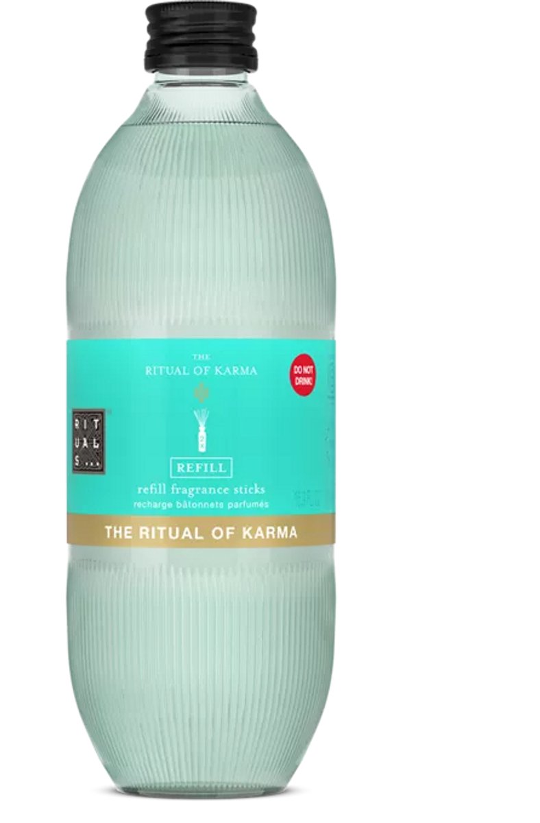 Rituals - Navulling voor Geurstokjes - 500 ml - Ritual of Karma - Frisse bloemengeur - Refill