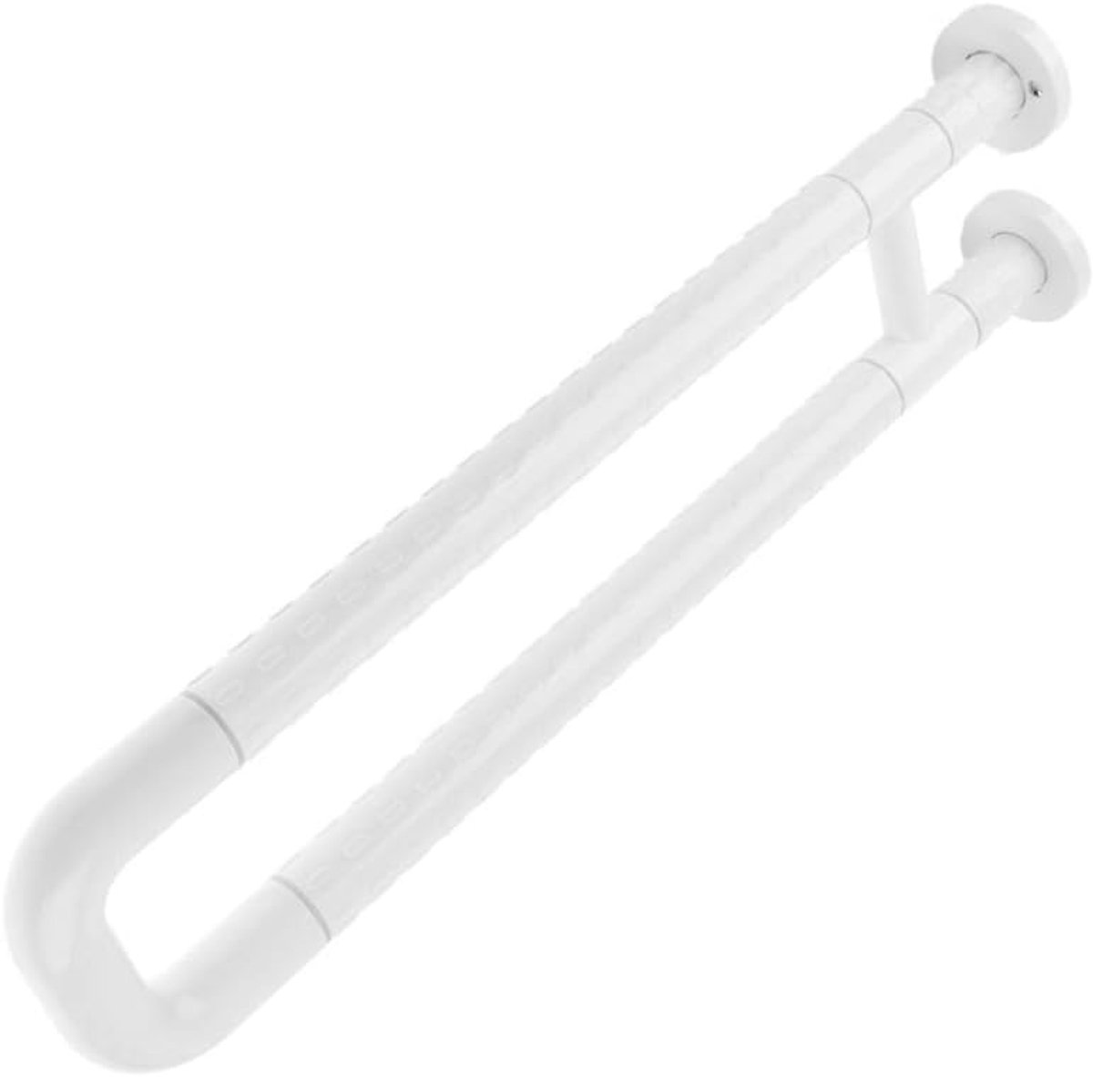 Veiligheidshandvat - Badgreep Steun - Douche Toilet - Antislip Nylon - 60cm Lengte - Wit