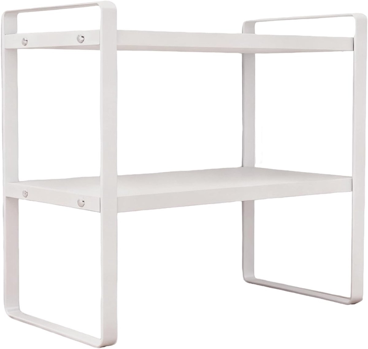 Bureau Organizer Plank | 2 Laags Moderne Display Verhoger - Keukenblad Kantoor Plank Verhoger | voor Slaapkamer Keuken Kantoor Studentenkamer Decoratie Figurines