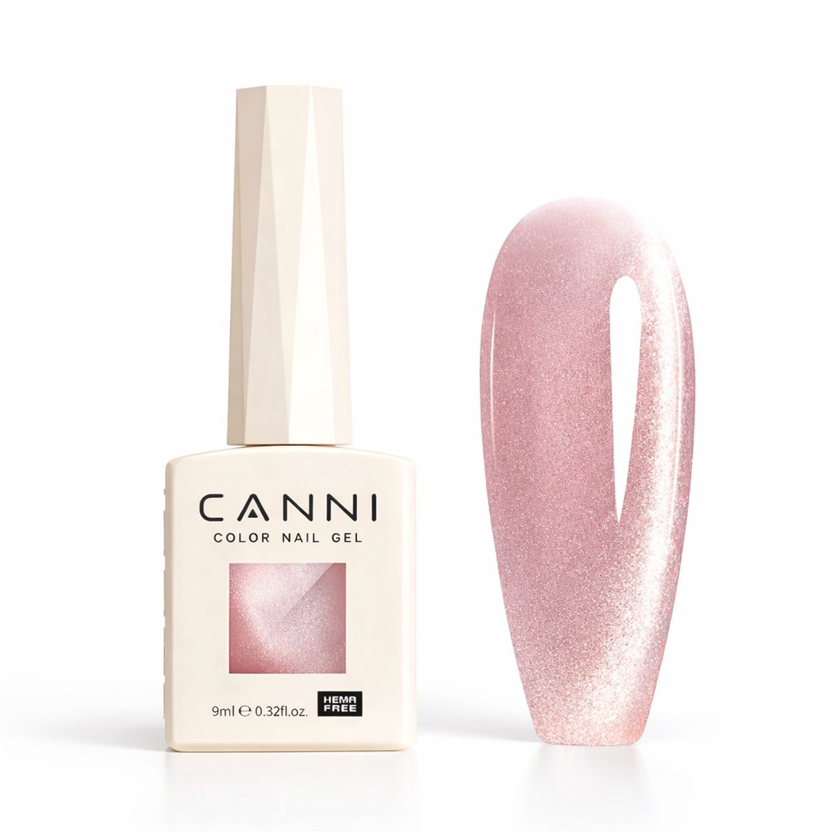 Canni - Cateye gellak - 10 ml - HEMA-vrij - TPO-vrij - Cat eye gellak - Cat eye - Pink Gellac - Gellak - Cat eye nagellak - Cat eye gellak set - Gellak nagellak - Gellak set