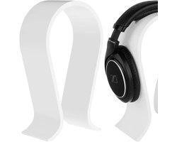 Koptelefoon - Koptelefoon Houder - Headset Stand - Universele - Standaard voor koptelefoon - Headset Houder - Koptelefoon standaard - Universeel - Ergonomische Holder voor gaming headset - voor over-ear hoofdtelefoons, gaming headsetstandaard - Wit