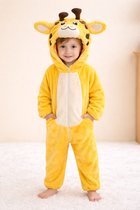 Onesie Giraffe | 2,5 - 4 jaar | 104 cm | Fleece | Warm | Carnaval | Kind | Verkleden | Jongens | Meisjes