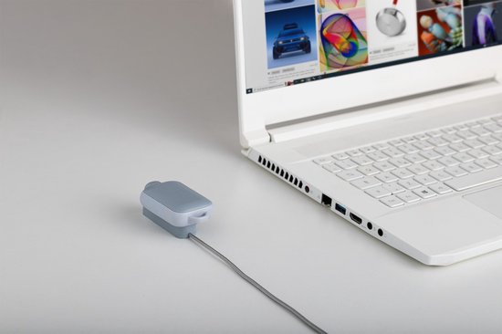 Rolling Square TAU 2 – Powerbank pour votre porte-clés | 2 000 mAh | USB-C | Foudre | Micro-USB | Dock inclus