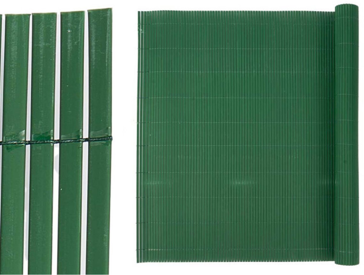 Iber Garden tuin schutting / scheidingswand - Bamboe - 100 x 300 cm - groen - gevlochten