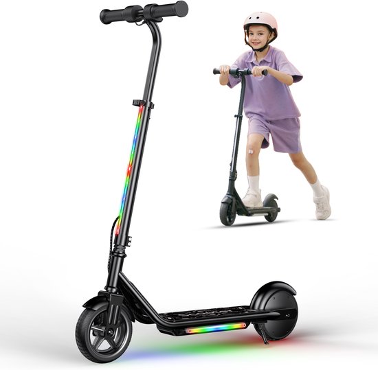 Elektrische kinderstep iScooter K2Pro 150W motor 3 snelheden 6-12 jaar LED verlichting CE veiligheid