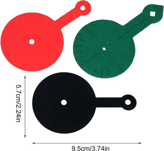 Biljart Richttrainer Pad - Pool Oefenmat - Precisie Shots Oefenen - Set van Drie Stuks - 95 x 57 cm — afbeelding 4