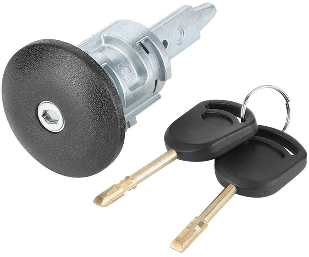 Allecto - Deurslot - Sleutels - Geschikt voor Ford Transit MK6 - Zwart - Beveiliging - Bestuurdersdeur - Autoslot - Grijs - 2 stuks