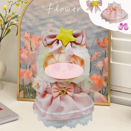 Leuke Poppenkleding Sets - Mini Accessoires - Poppen Aankleden - 3 Sets Inbegrepen - 17 x 10 cm van Merkloos — afbeelding 3