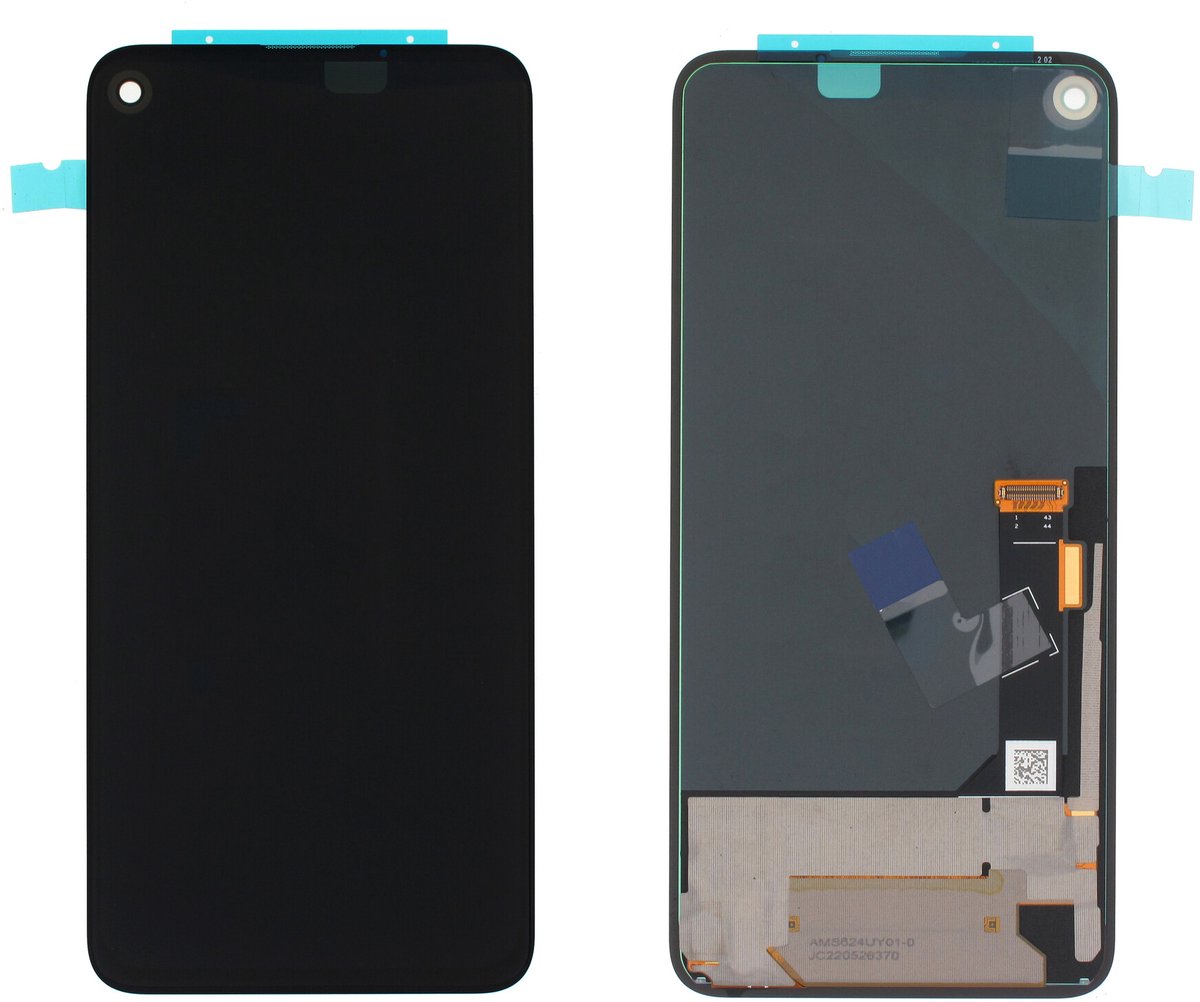Google Pixel 4a 5G Display/Beeldscherm + Touchscreen (Excl. Frame), Zwart, G949-00049-01