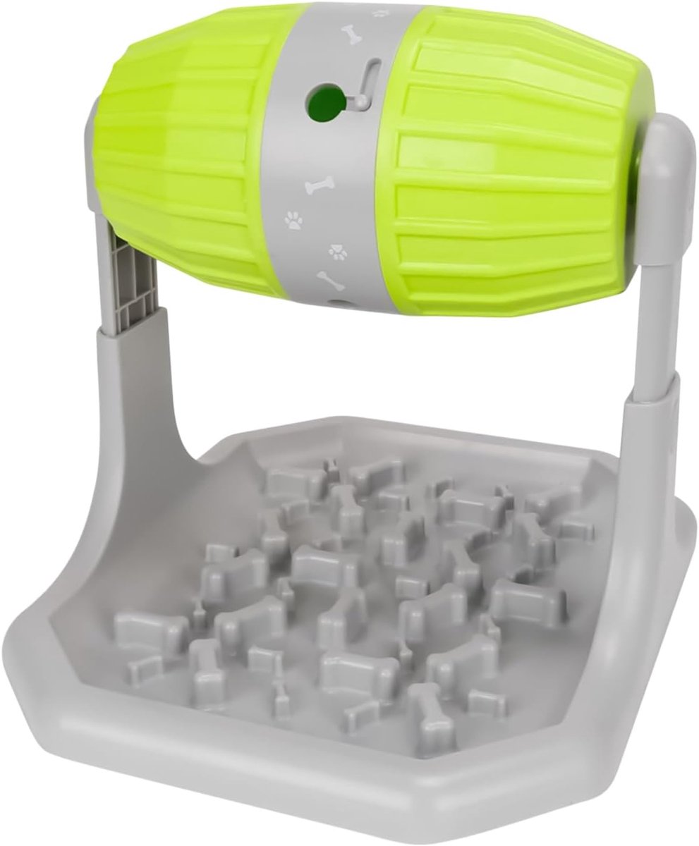 Interactieve Voerbak - Langzame Feeder - Honden Voeden - Stimuleert Langzaam Eten - 33 x 264 cm - Groen