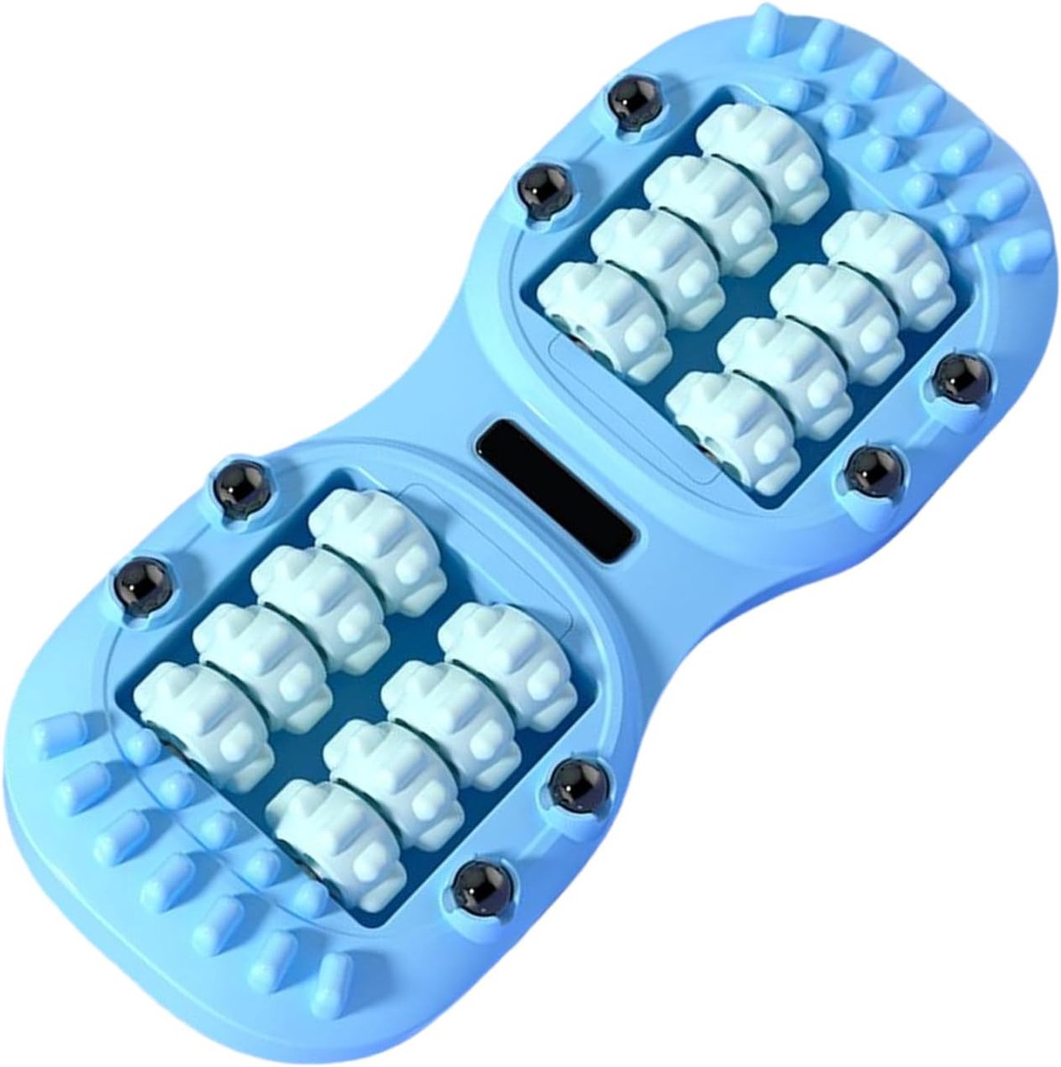 Voetmassageroller - Spierherstel Hulpmiddel - Verlicht Spanning - Dubbele Roller - 34 x 15 cm