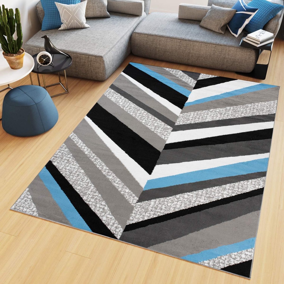 Vloerkleed Geometrisch - Moderne Vloerbedekking - Woonkamer Slaapkamer - Geschikt Vloerver