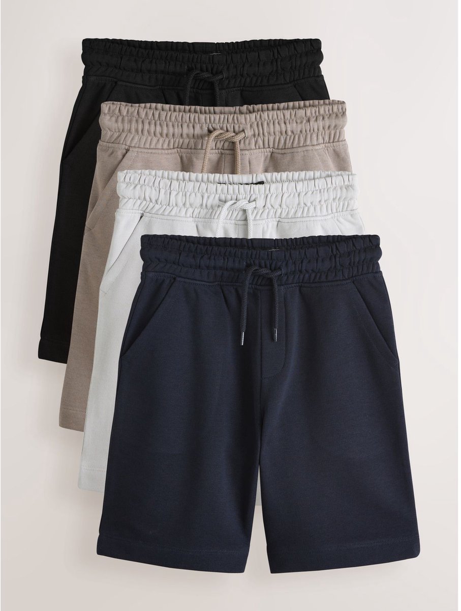 Next - Jongens - Basic short met ruime pasvorm - Grijs