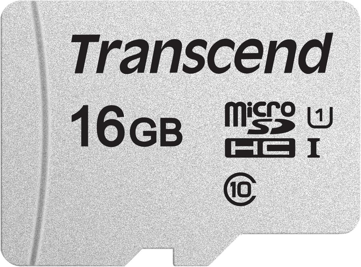 Geheugenkaart - Micro SDHC - Opslag Uitbreiden - Valbestendig Ontwerp - 16 GB - Grijs