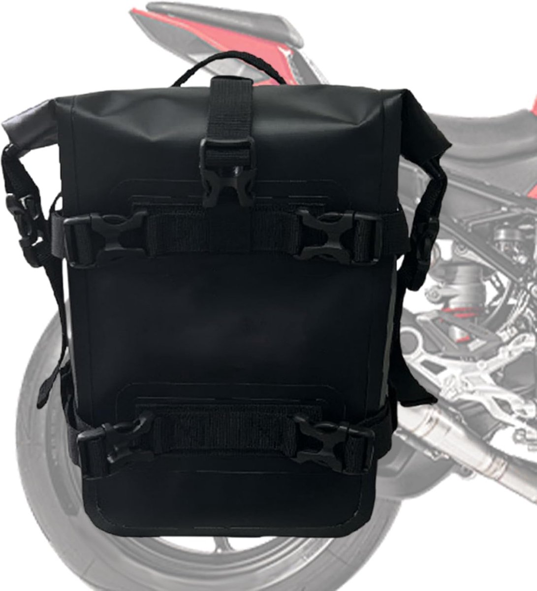 Fietstas - Rack Pannier - Outdoor Fietsen - Krasbestendig Waterdicht - 19x9x30cm - Zwart