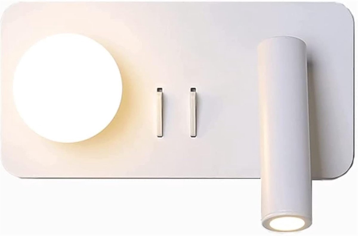 Moderne Wandlamp - Hoofdeinde Verlichting - Lezen 's Avonds - Instelbare Hoek - 1kg Pakket - Stijl B