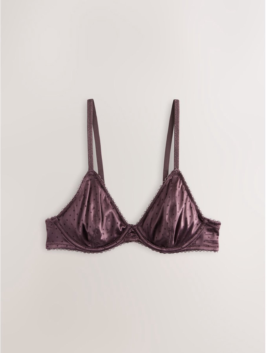Next Dames - High Shine Spot Beha - Bruin Chocolate Brown