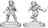 D&D Unpainted Minis Halfling Female Rogue - EN