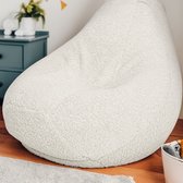 pouf teddy écru