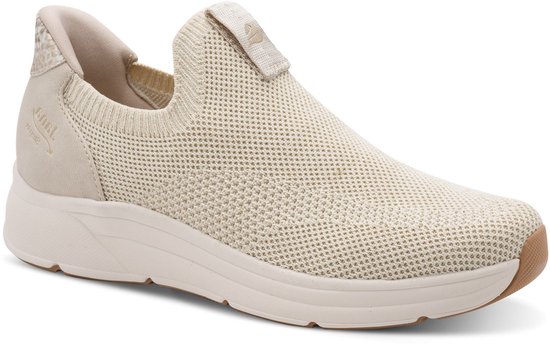 Jana Platte damessneakers met bastzool Vegan, wit, 39 EU Jana Platte damessneakers met bastzool Vegan, wit, 39 EU