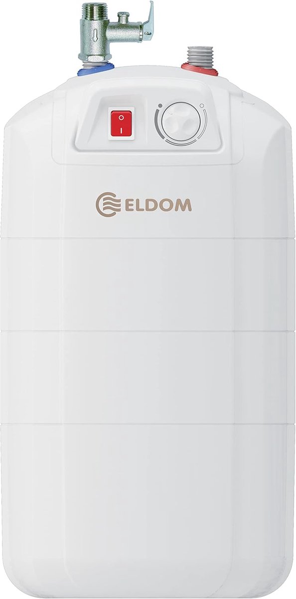 Elektrische Boiler - Warmwater Ketel - Direct Warm Water - Compact Onderbouw - 15 Liter Capaciteit - Wit