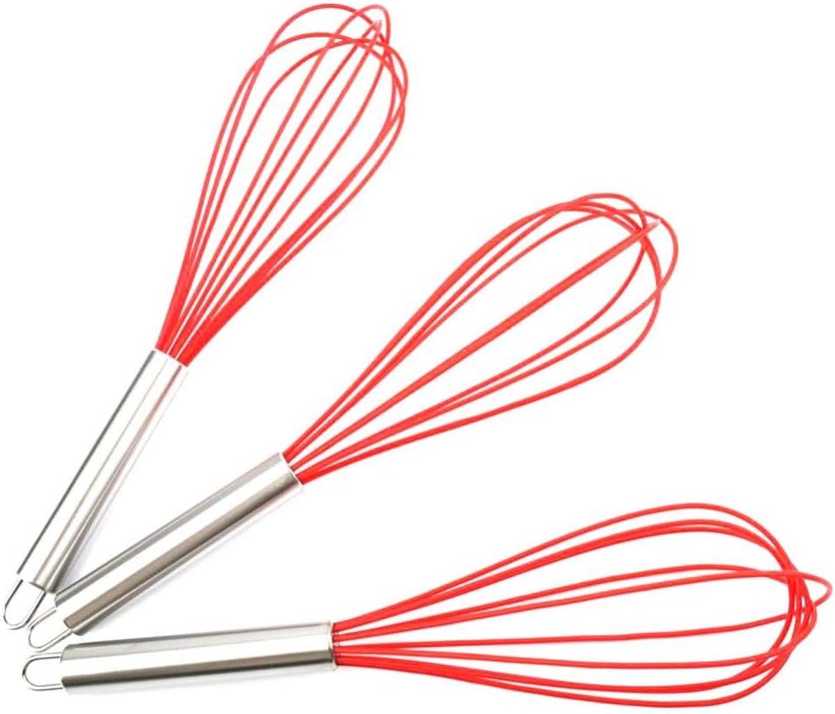 Siliconen Garde - Keuken Klopper - Beslag Mengen - Hittebestendig Materiaal - 30 cm Lengte