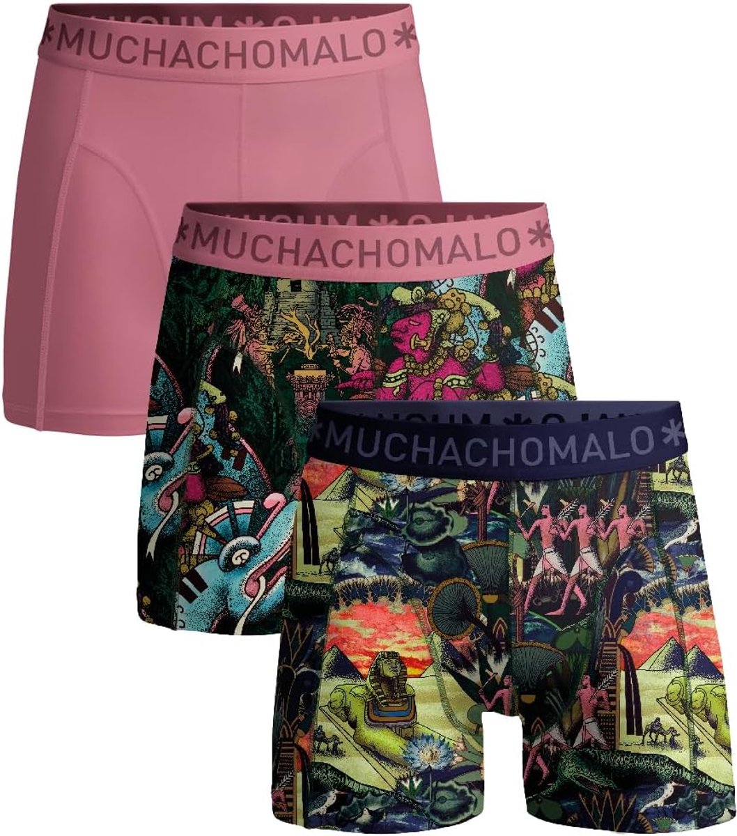 Boxershorts Heren - Ondergoed Katoen - Dagelijks Gebruik - Zachte Elastische Band - Multipack 3 Stuks