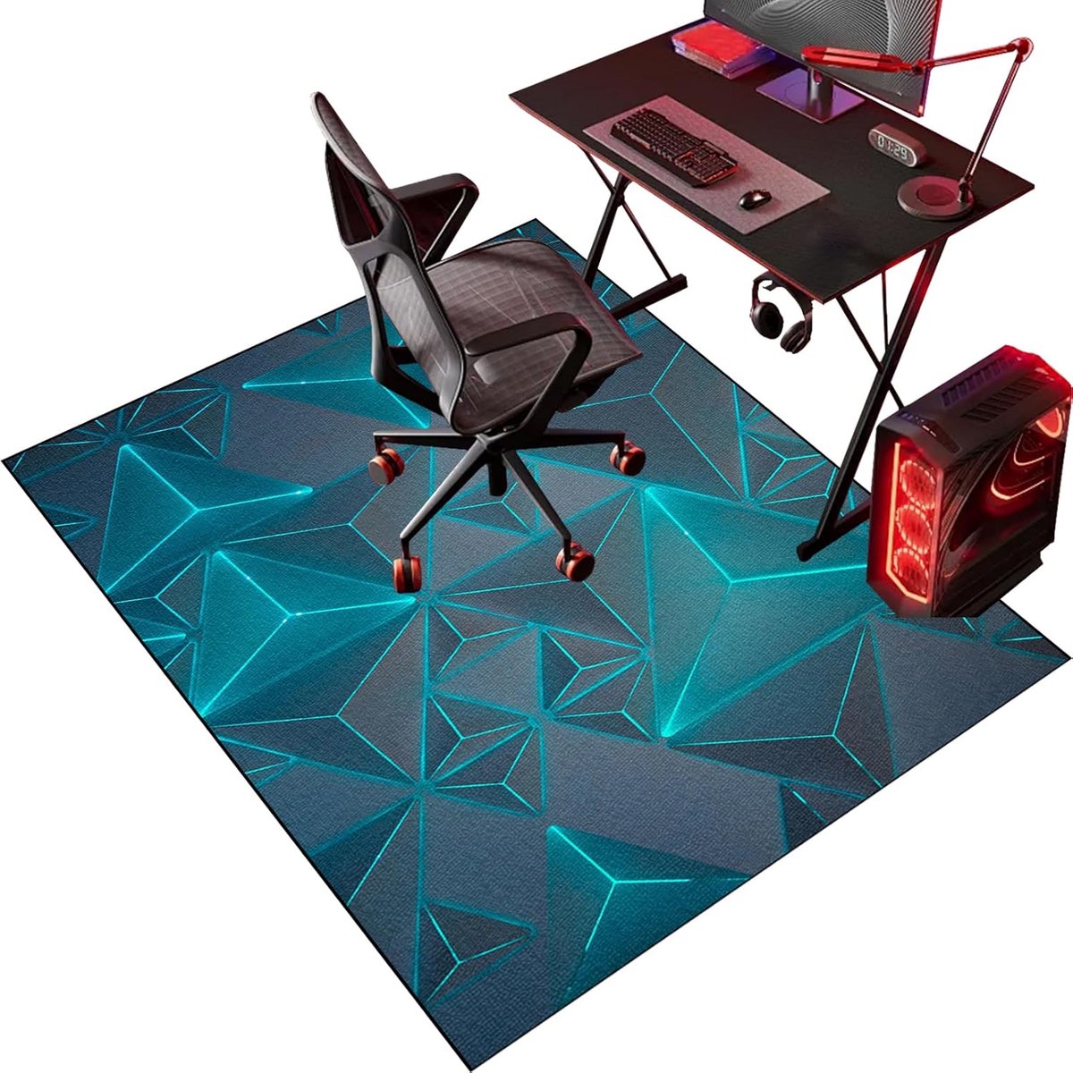 Vloerbescherming Stoel - Onderlegger Bureau - Kantoor Gaming - Krasbestendig Antislip - 70x100cm tot 180x230cm
