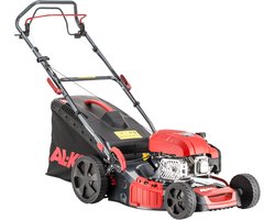 Benzine grasmaaier - Krachtige maaier - Gazon onderhoud - 4INONE functie - 46 cm maaibreedte - rood