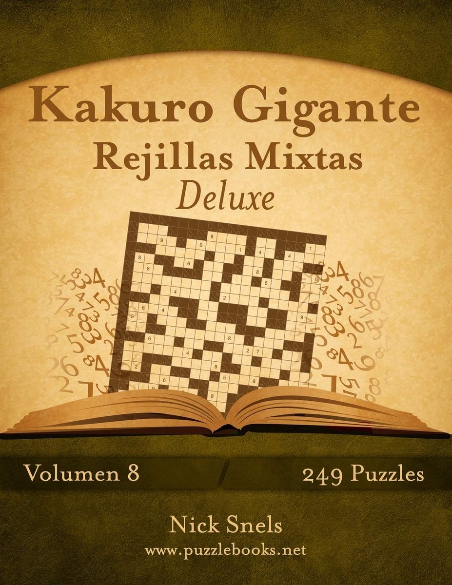 Grote Puzzelboeken - Logica Spel - Hersenen Trainen - 249 Mix Puzzels - 28x22 cm