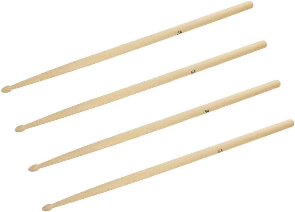 Percussie Stokken - Drum Mallets - Muziek Maken - Waterdruppel Vorm - 40.5cm Lengte - Khaki