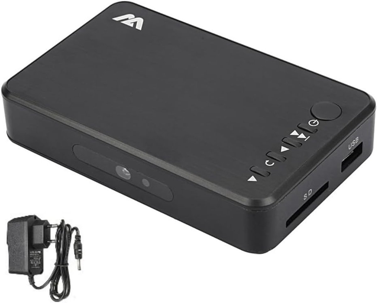 Videospeler HD - Mediaspeler - Films Kijken - 1080p Resolutie - Compact Formaat - Zwart
