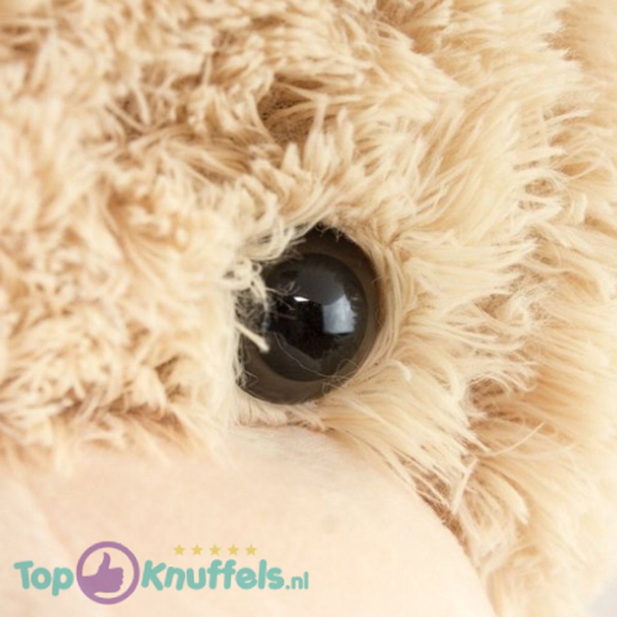 JollyPluche - Knuffelbeer - Beer - Knuffel - Beer - Knuffels - Pluche Beer - Knuffel Beer - Teddy Beer - Licht Bruin - 100 cm — afbeelding 2