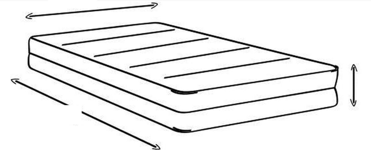 Koudschuim matras Almira 130x190