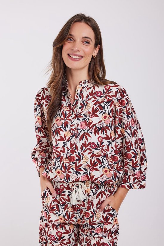 DIDI Dames Blouse Nila Pink Jive print maat 36 | bol