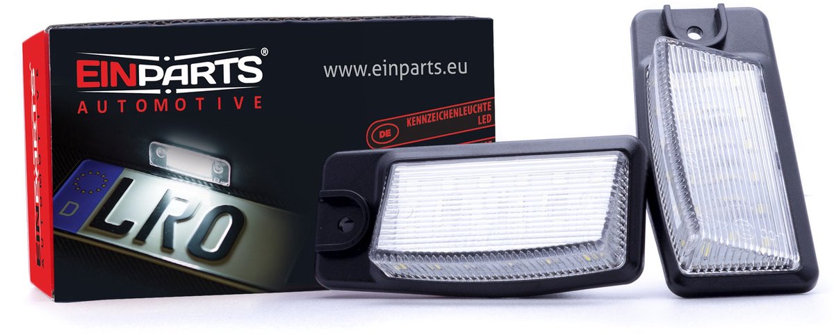Einparts Kentekenplaatverlichting Voor Nissan X-Trail 2013
