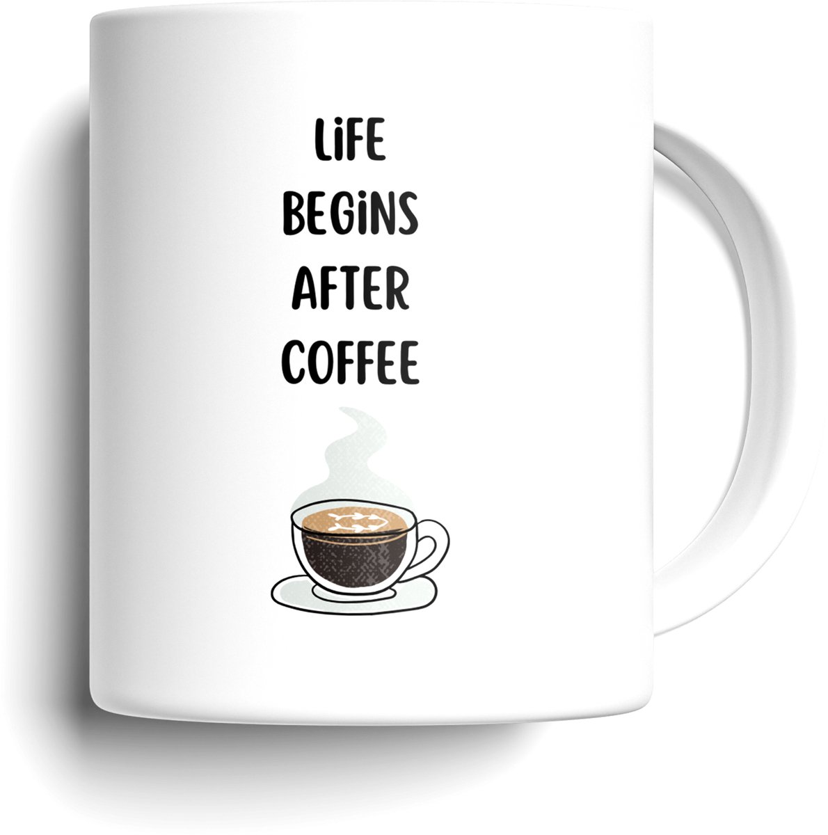 Koffiemok - Keramiek - 325 ml (11 oz)