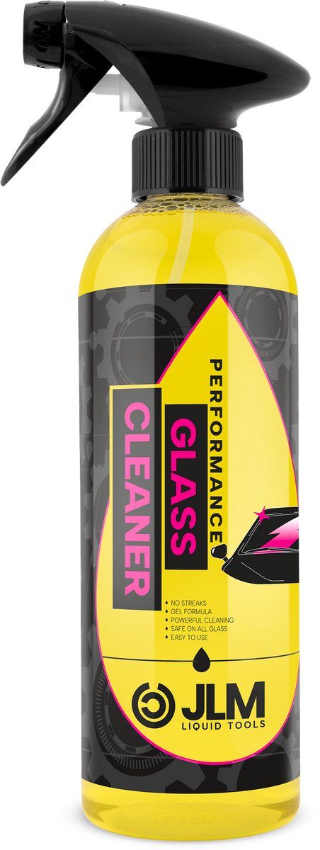 JLM Performance Glasreiniger - Autoruitreiniger - Streeploos Resultaat - Kristalhelder Zicht - Spray - 750ml