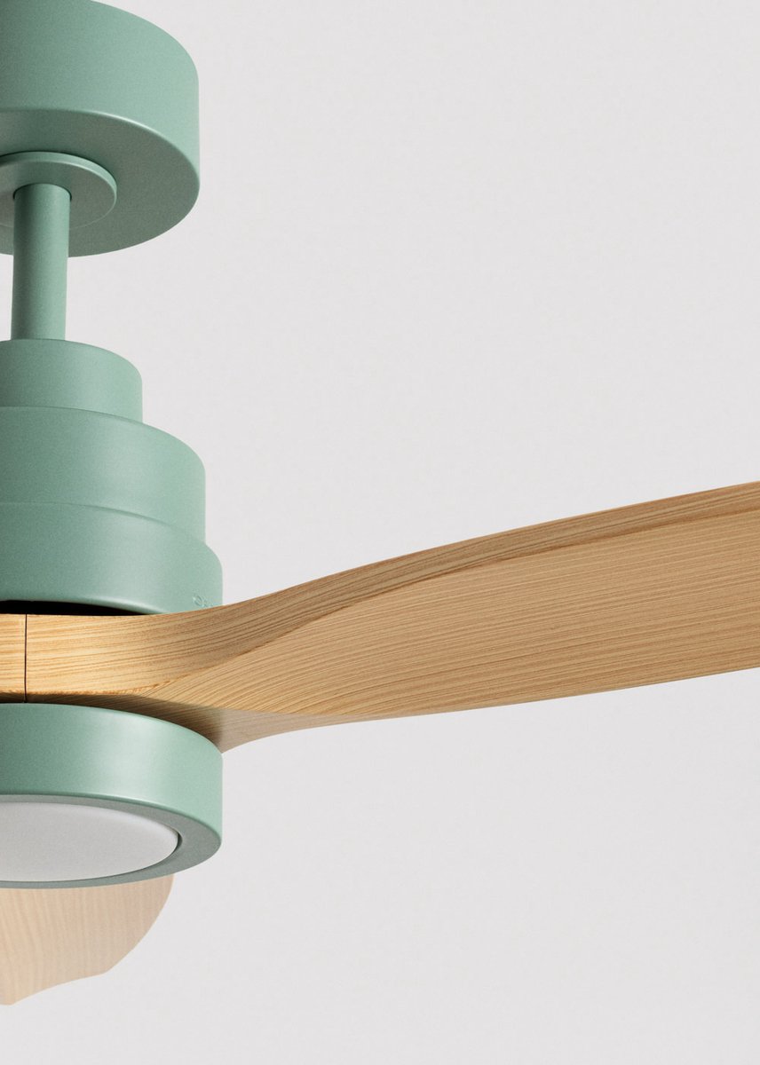 CREATE - Stille plafondventilator van 40 W met technische ABS-bladen, verkrijgbaar in verschillende maten - M - Met licht - WIFI - WIND STYLANCE – foto 4